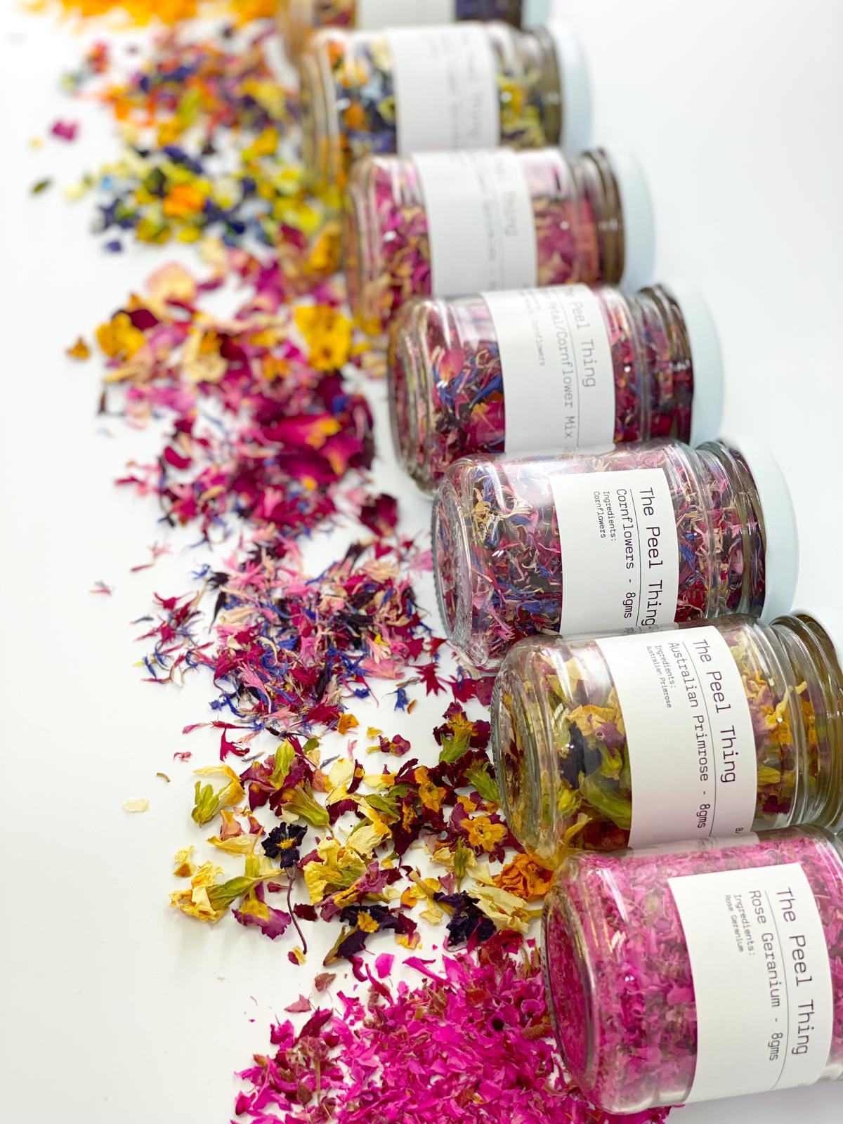 The Peel Thing - Edible Flowers Pink Rose Petal