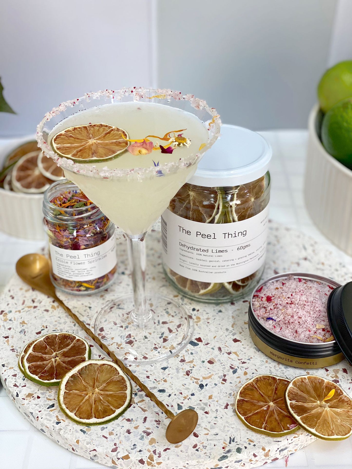 The Peel Thing - Cocktail Salt Margarita Confeti