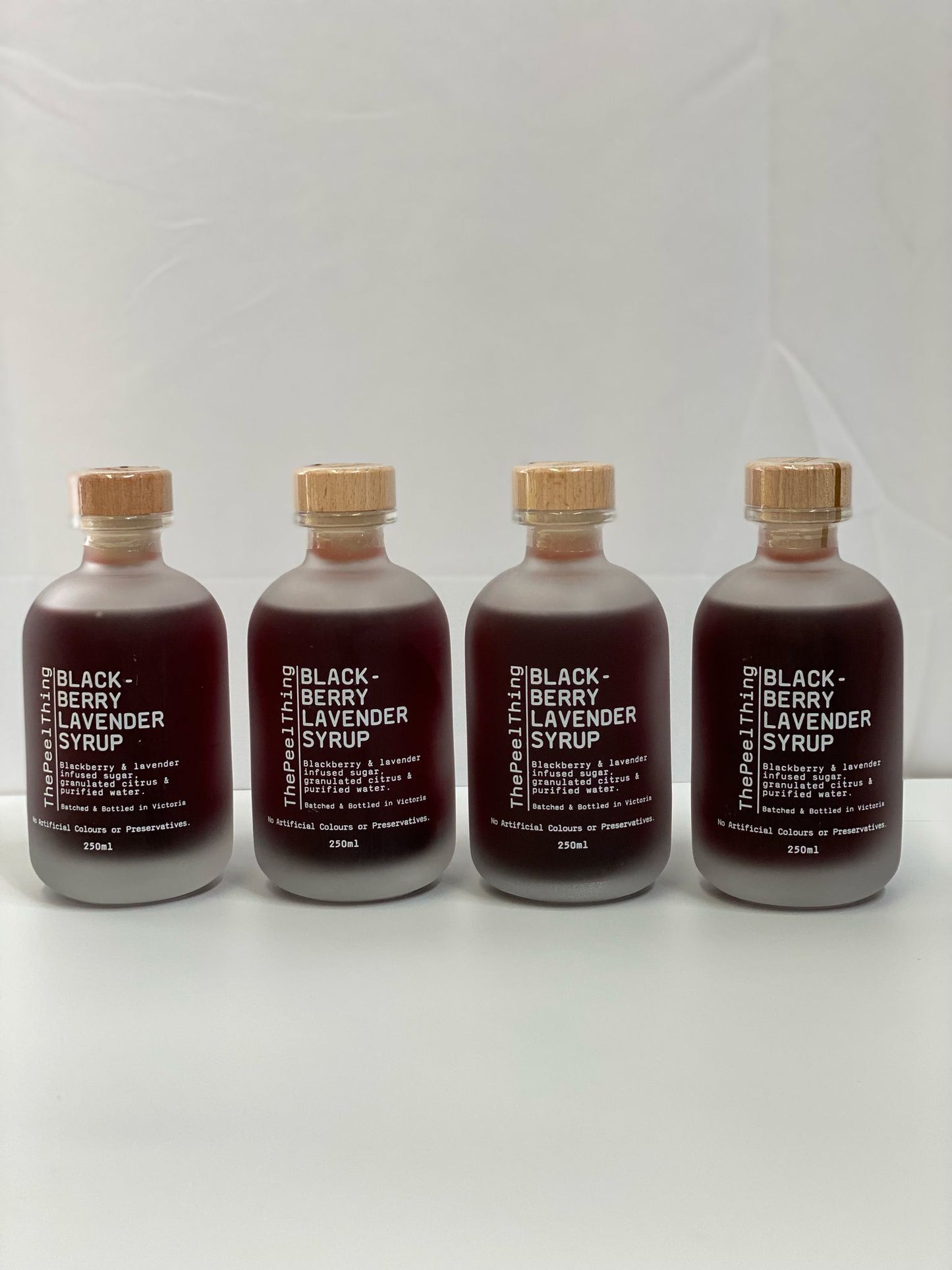 The Peel Thing - Blackberry + Lavender Syrup 250ml