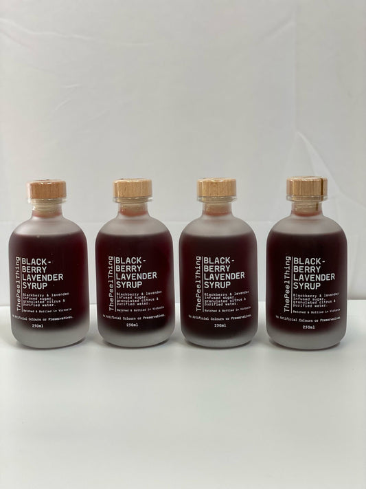 The Peel Thing - Blackberry + Lavender Syrup 250ml