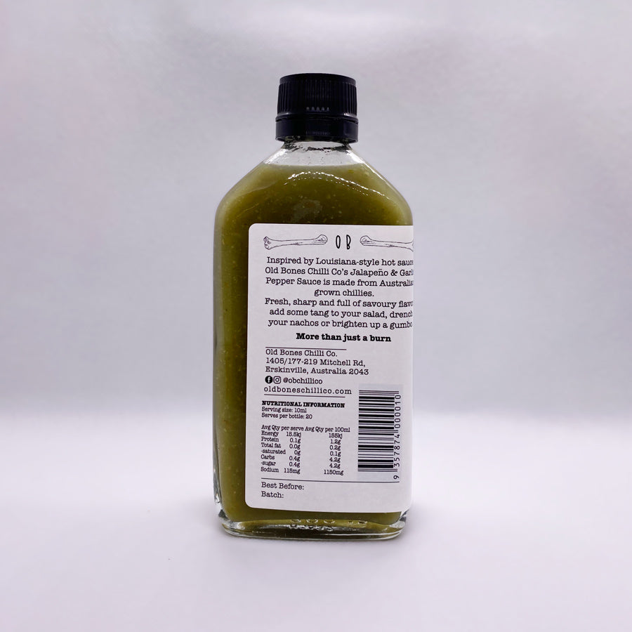 Jalapeño & Garlic Pepper Sauce 200ml